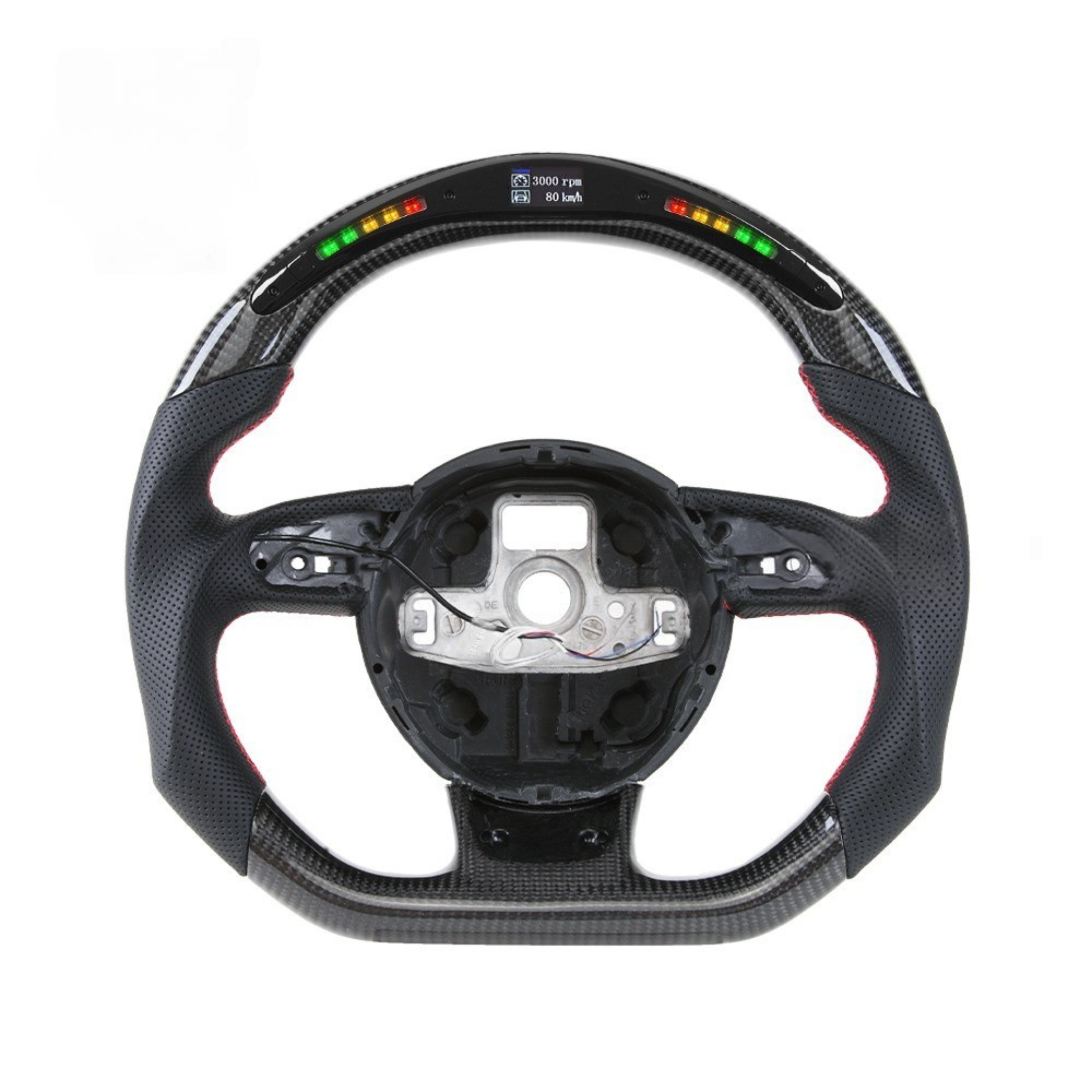 Базов дизайн карбонов волан за Audi S, RS 3-7 с LED дисплей 2012-2016